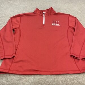Indiana Hoosiers Sweatshirt Mens Large Red NCAA Basketball Rivalry Threads